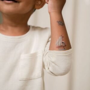 Little Dutch laikinos tatuiruotės „Jim & Friends“