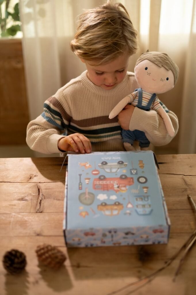 Little Dutch kūrybinė dėžutė XL „Jim & Friends“