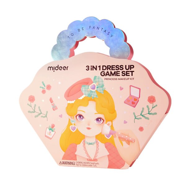 Mideer 3in1 kūrybinių dirbtuvių rinkinys “Princesės fantazijų makiažas”