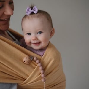 Mushie kūdikio juosta - nešynė (wrap) – Mustard Melange