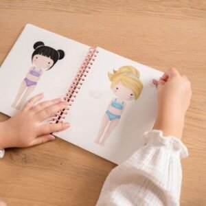 Little Dutch „Dress me up“ knygelė „Rosa & Friends“