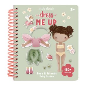 Little Dutch „Dress me up“ knygelė „Rosa & Friends – Fairy Garden“