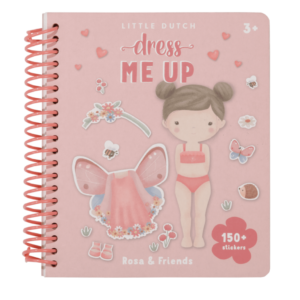 Little Dutch „Dress me up“ knygelė „Rosa & Friends“
