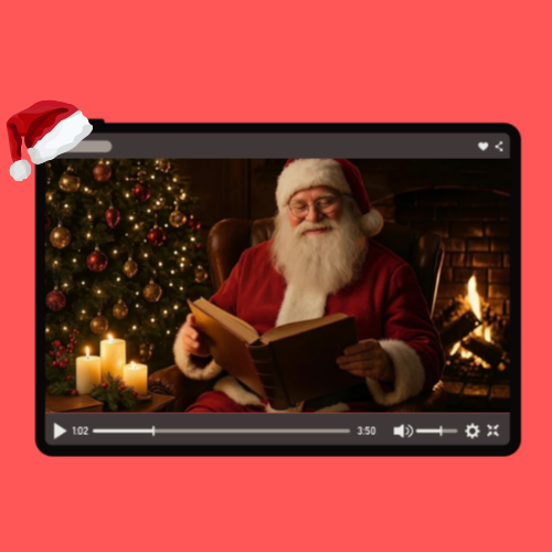 Personalizuotas Kalėdų Senelio video sveikinimas