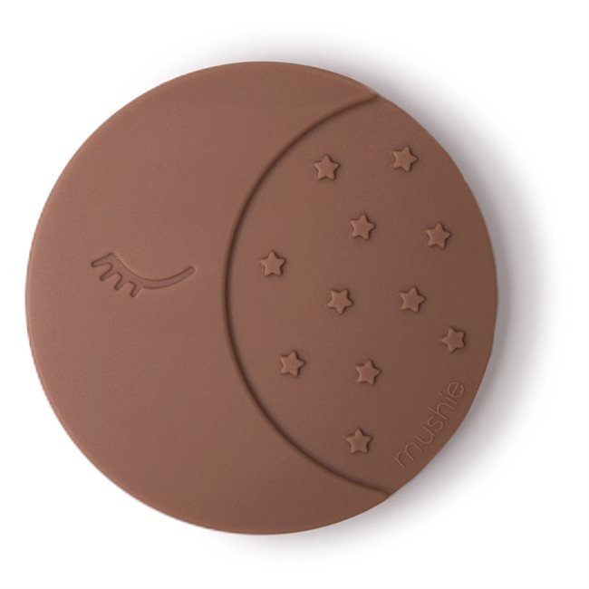 Mushie kramtukas „Mėnulis“ – Cloudy Mauve