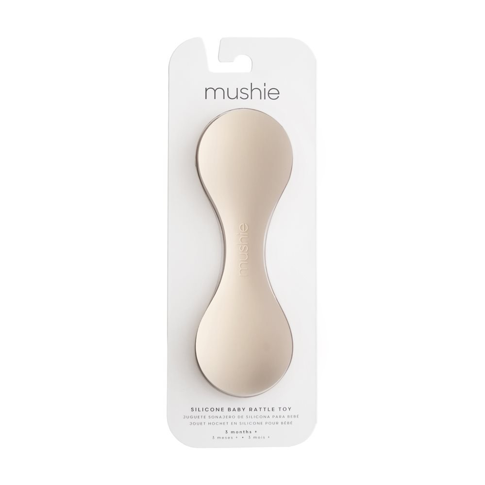 Mushie silikoninis kūdikio barškutis – Natural