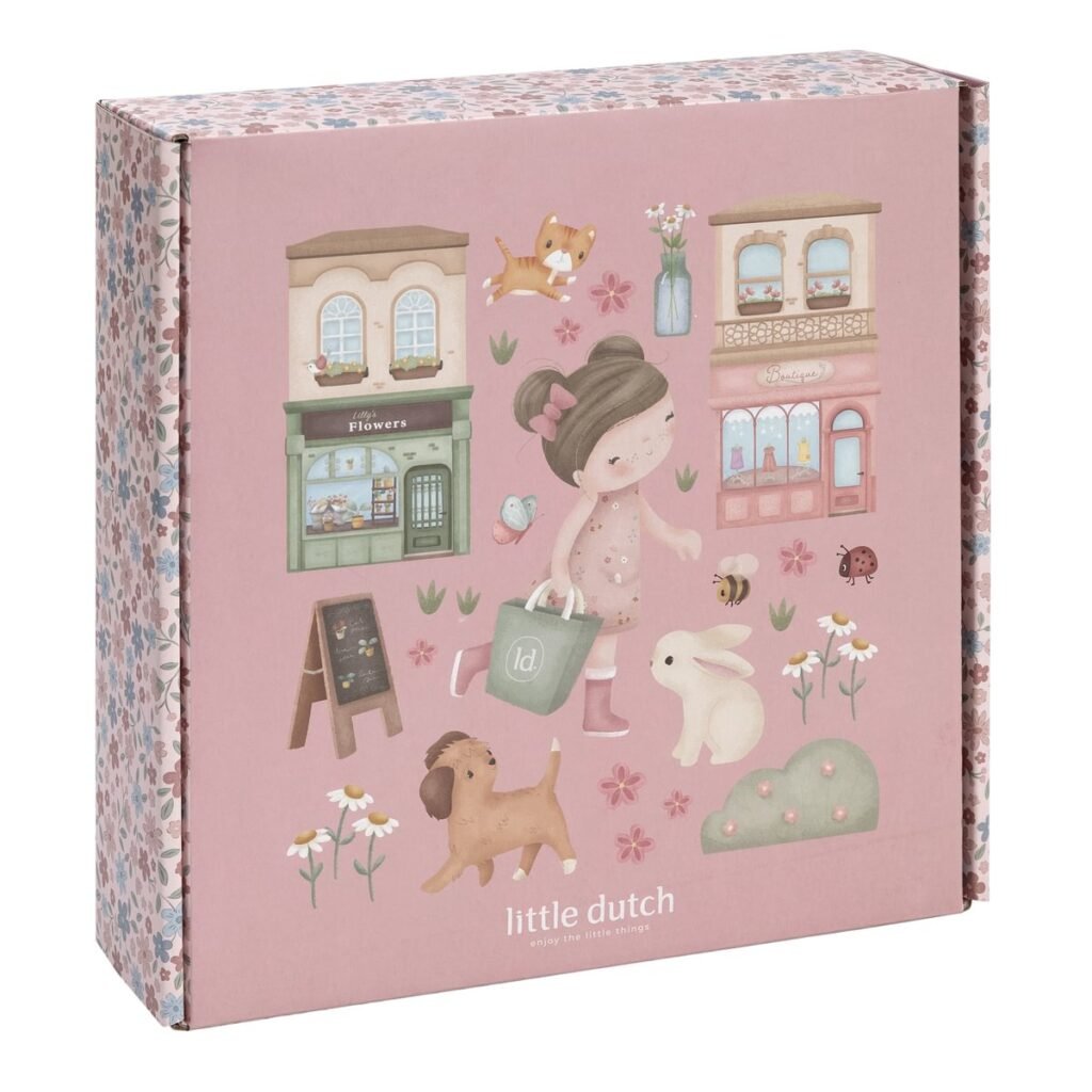 Little Dutch kūrybinė dėžutė XL „Rosa & Friends“