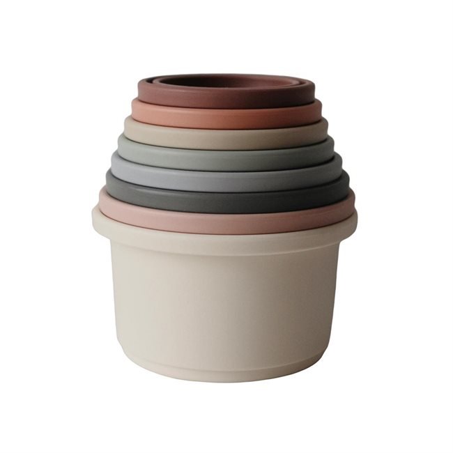 Mushie sudedami puodeliai (Stacking Cups) – Original