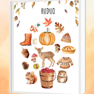 PDF užduotėlių knygelė RUDUO