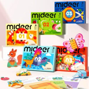 Mideer Lipdukų klijavimo užduočių knyga Level 2