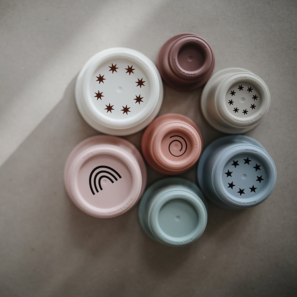 Mushie sudedami puodeliai (Stacking Cups) – Original