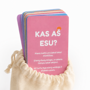 „Kas aš esu?“ – Ūkio gyvūnų spėjimo žaidimo kortelės