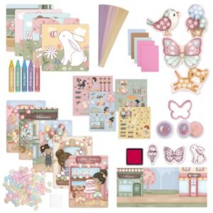 Little Dutch kūrybinė dėžutė XL „Rosa & Friends“
