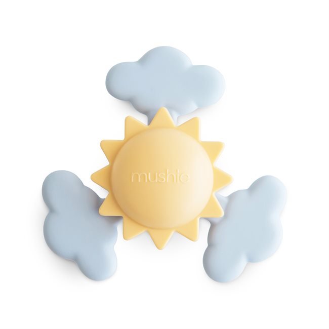 Mushie siurbtukinis suktukas (Suction Spinner Toy) – Sunshine