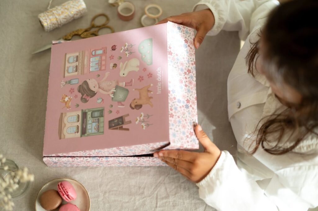 Little Dutch kūrybinė dėžutė XL „Rosa & Friends“