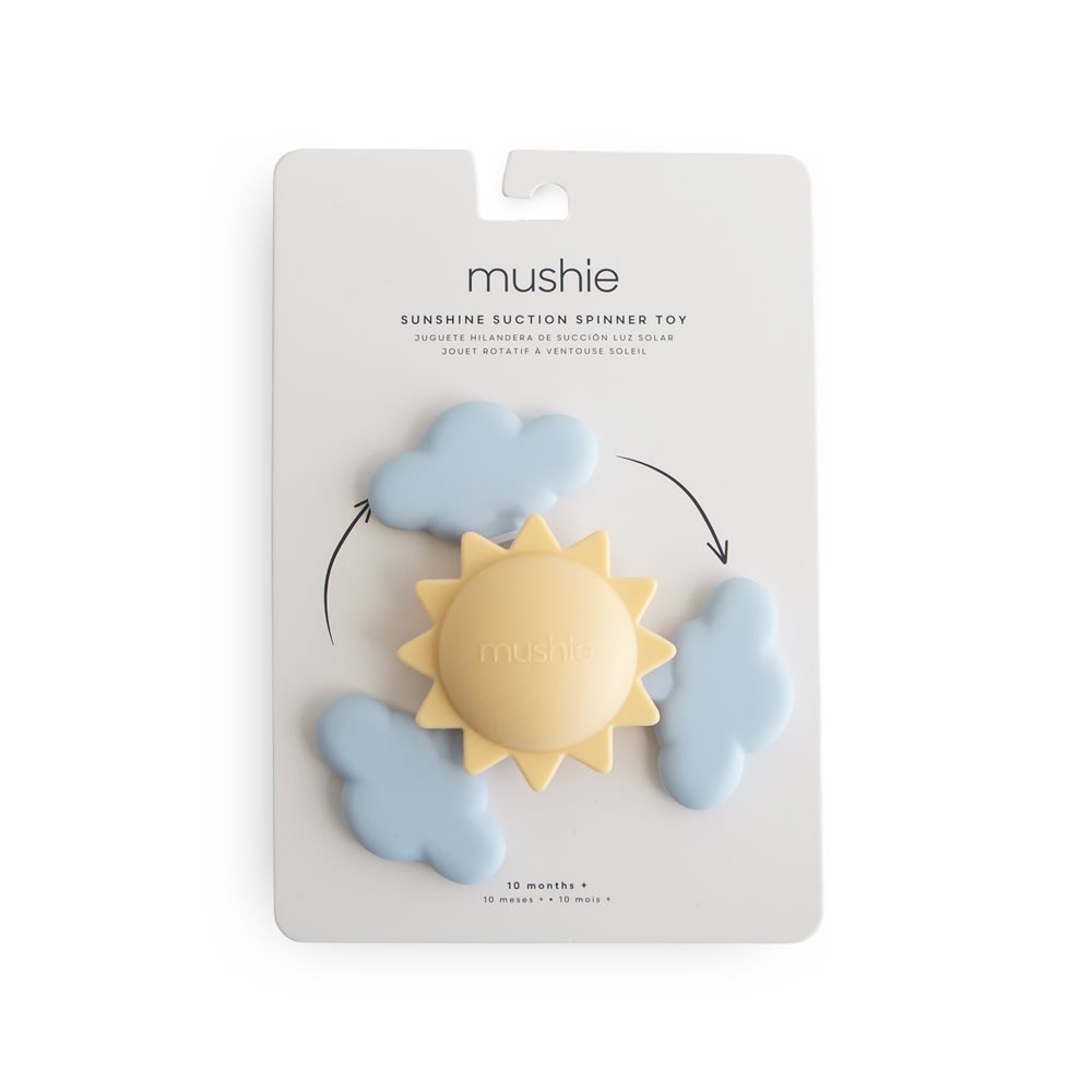 Mushie siurbtukinis suktukas (Suction Spinner Toy) – Sunshine