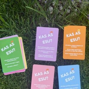 „Kas aš esu?“ – Ūkio gyvūnų spėjimo žaidimo kortelės