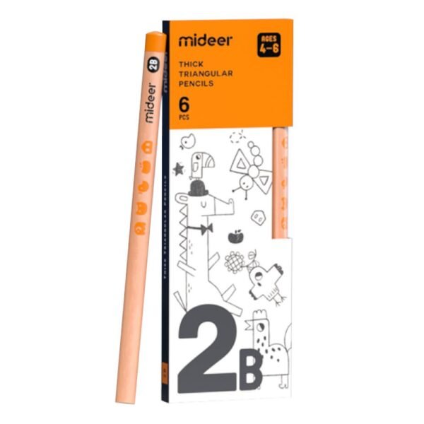 Mideer Stori trikampiai pieštukai 2B