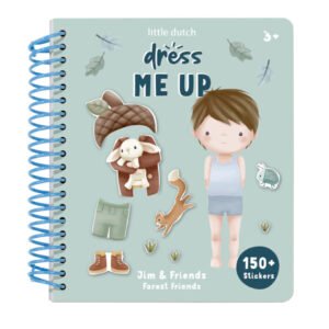 Little Dutch „Dress me up“ knygelė „Jim & Forest Friends“