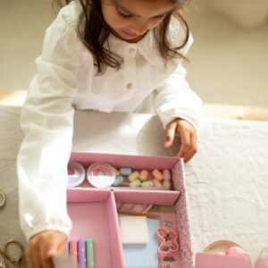 Little Dutch kūrybinė dėžutė XL „Rosa & Friends“