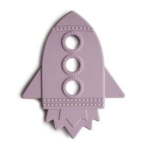 Mushie kramtukas „Raketa“ – Soft Lilac