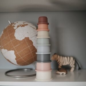 Mushie sudedami puodeliai (Stacking Cups) – Original