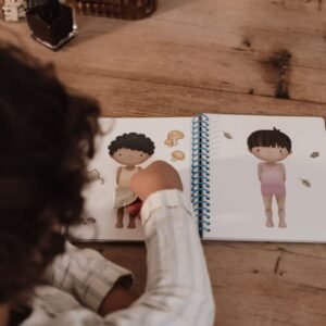 Little Dutch „Dress me up“ knygelė „Jim & Forest Friends“