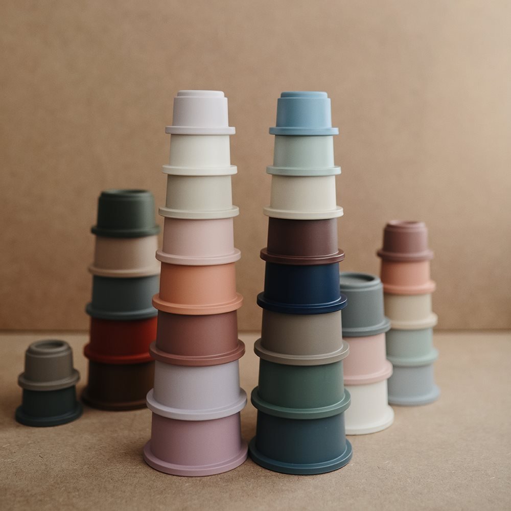 Mushie sudedami puodeliai (Stacking Cups) – Original