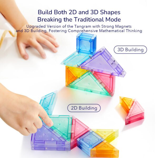 Mideer Mini magnetinis konstruktorius Tangram