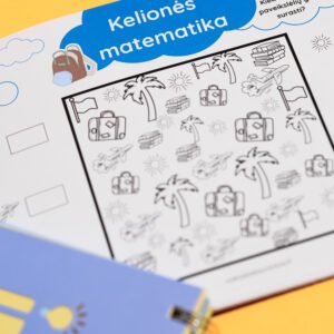 Kelionės lėktuvu užimtumo knygelė (4-7m)