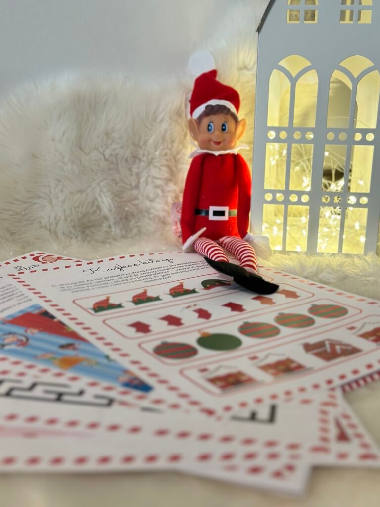 Elfo pašto ir užduotėlių rinkinys 24 dienom su elfu