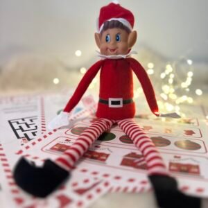 Elfo pašto ir užduotėlių rinkinys 24 dienom su elfu