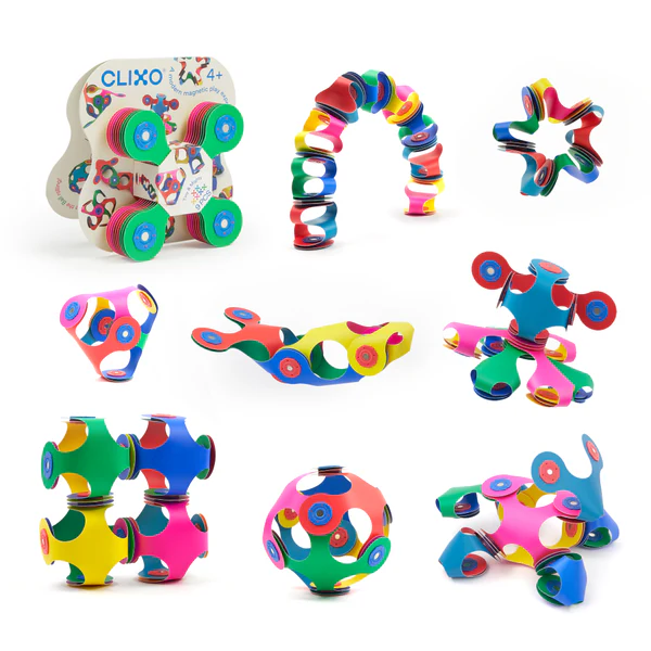 Magnetinis konstruktorius Clixo Tiny&Mighty (9 detalės)