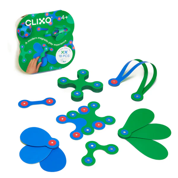 Magnetinis konstruktorius Clixo Itsy Pack (18 detalių)