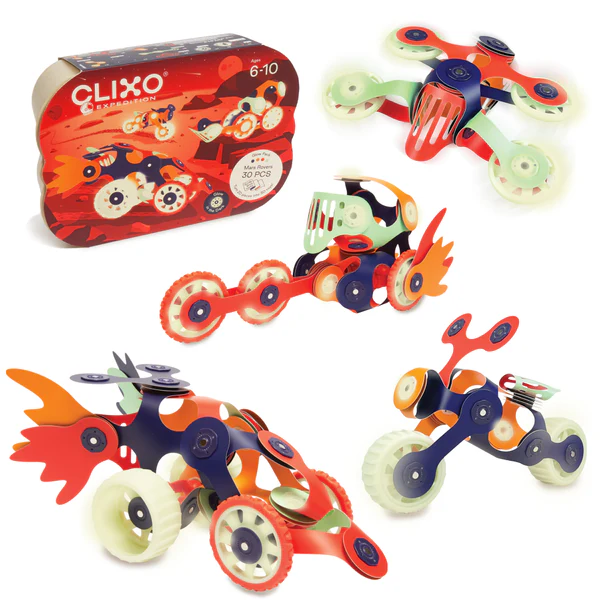 Magnetinis konstruktorius Clixo Mars Rover Pack (30 detalių)
