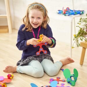 Magnetinis konstruktorius Clixo Rainbow Pack (42 detalės)