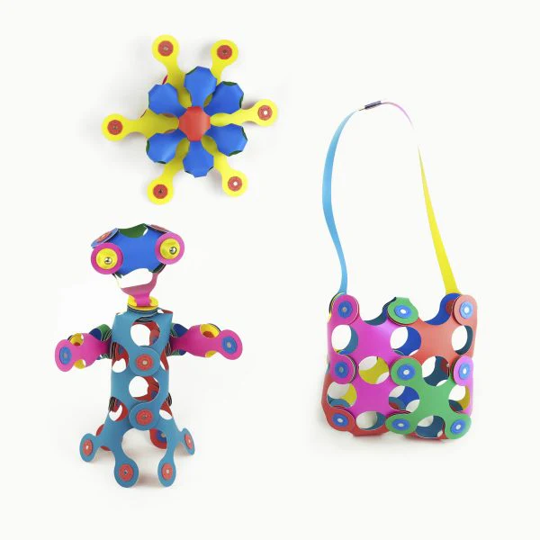 Magnetinis konstruktorius Clixo Rainbow Pack (42 detalės)