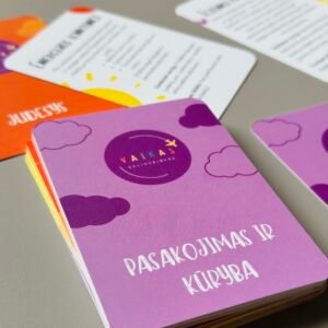 Kelionių žaidimų kortelės vaikams (30 žaidimų)
