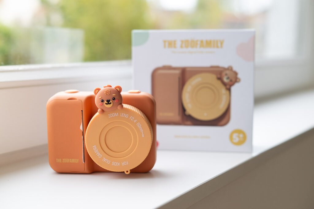The Zoo Family Zoo Print - Bear vaikiškas fotoaparatas meškutis