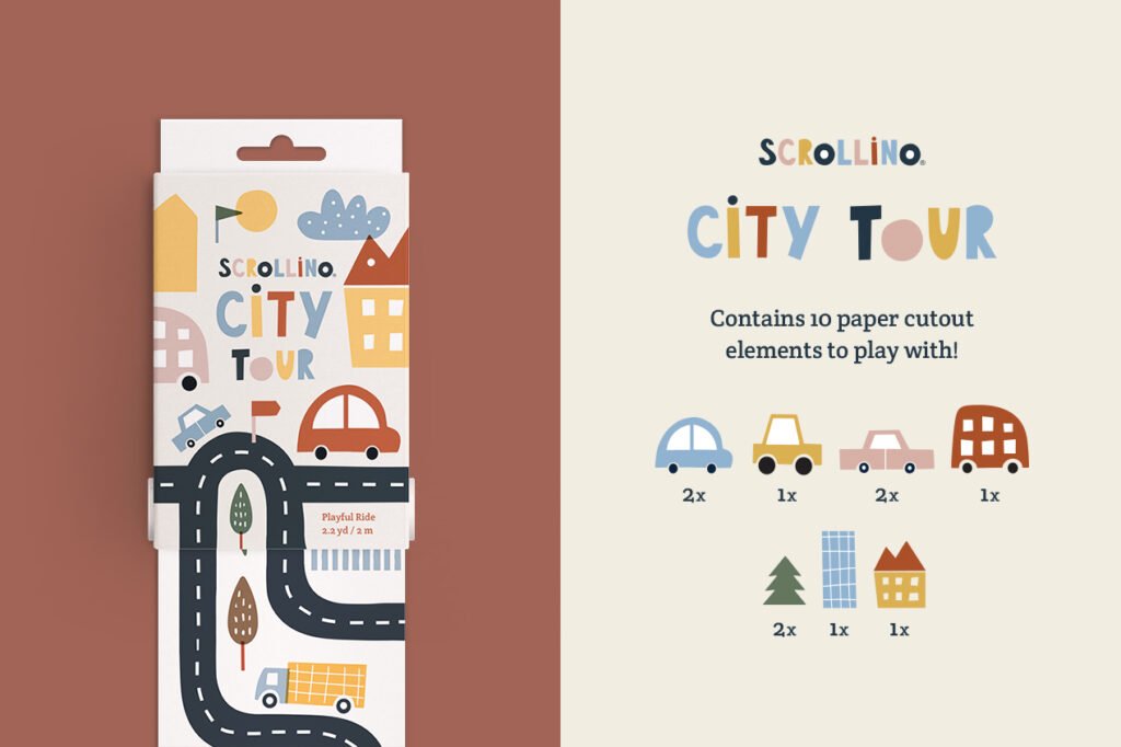Scrollino City Tour ritininė veiklos knyga
