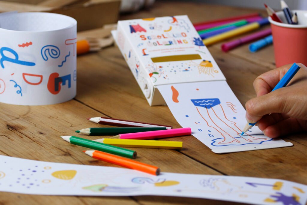Scrollino Coloring Refills - ritininės knygos spalvinimo papildymai