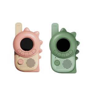 The Zoo Family Walkie Talkie - Dino Pink&Green vaikiškos racijos dinozaurai