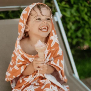 Swim Essentials paplūdimio pončas JŪROS ŽVAIGŽDĖS 65cmx65cm
