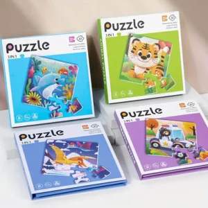 Magnetinė dėlionė 3in1 vaikams