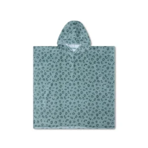 Swim Essentials paplūdimio pončas LEOPARDAS ŽALIAS 65cmx65cm