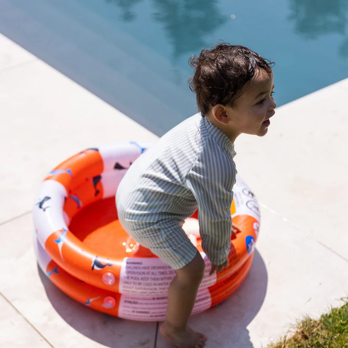 Swim Essentials pripučiamas baseinas vaikams OCEAN STRIPES 60cm