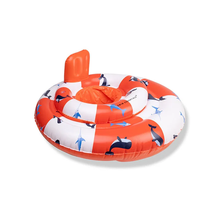 Swim Essentials pripučiamas plaukimo ratas vaikams 0-1 metų OCEAN STRIPE